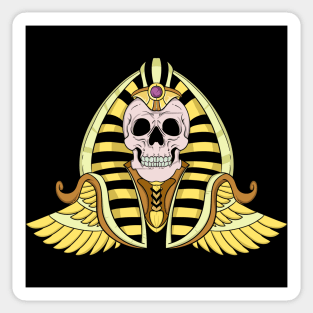 Egyptian King Pharaoh Skull Sticker